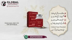 Vimax Red Capsules 60s original bottle for male stamina and vitality price in Pakistan